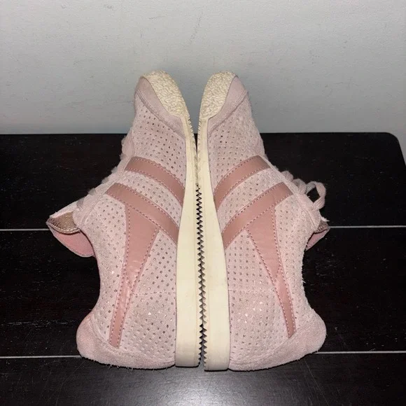Gola Harrier | Women's US 9 EU 39-40 | Pink Suede Rose Gold Sneakers - Picture 2 of 11